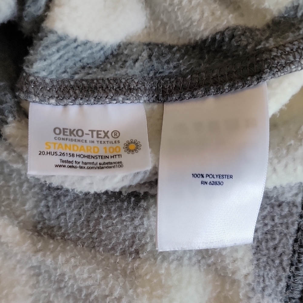 Lands' End Checkered Half-Zip Sweater - Picture 4 of 11